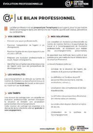 Fiche prestation "Bilan professionnel" - Agrandir l'image, fenêtre modale