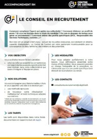 Fiche prestation "Conseil en recrutement" - Agrandir l'image, fenêtre modale